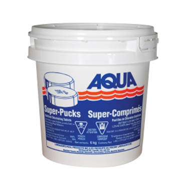 Aqua 6KG - Stabilized Chlorinating Super Pucks 200g